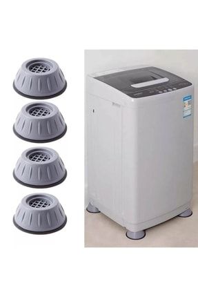 Çamaşır Makinesi Titreşim Önleyici Kaydırmaz Vantuzlu Stoper Set 4 Adet MKNMTK-001