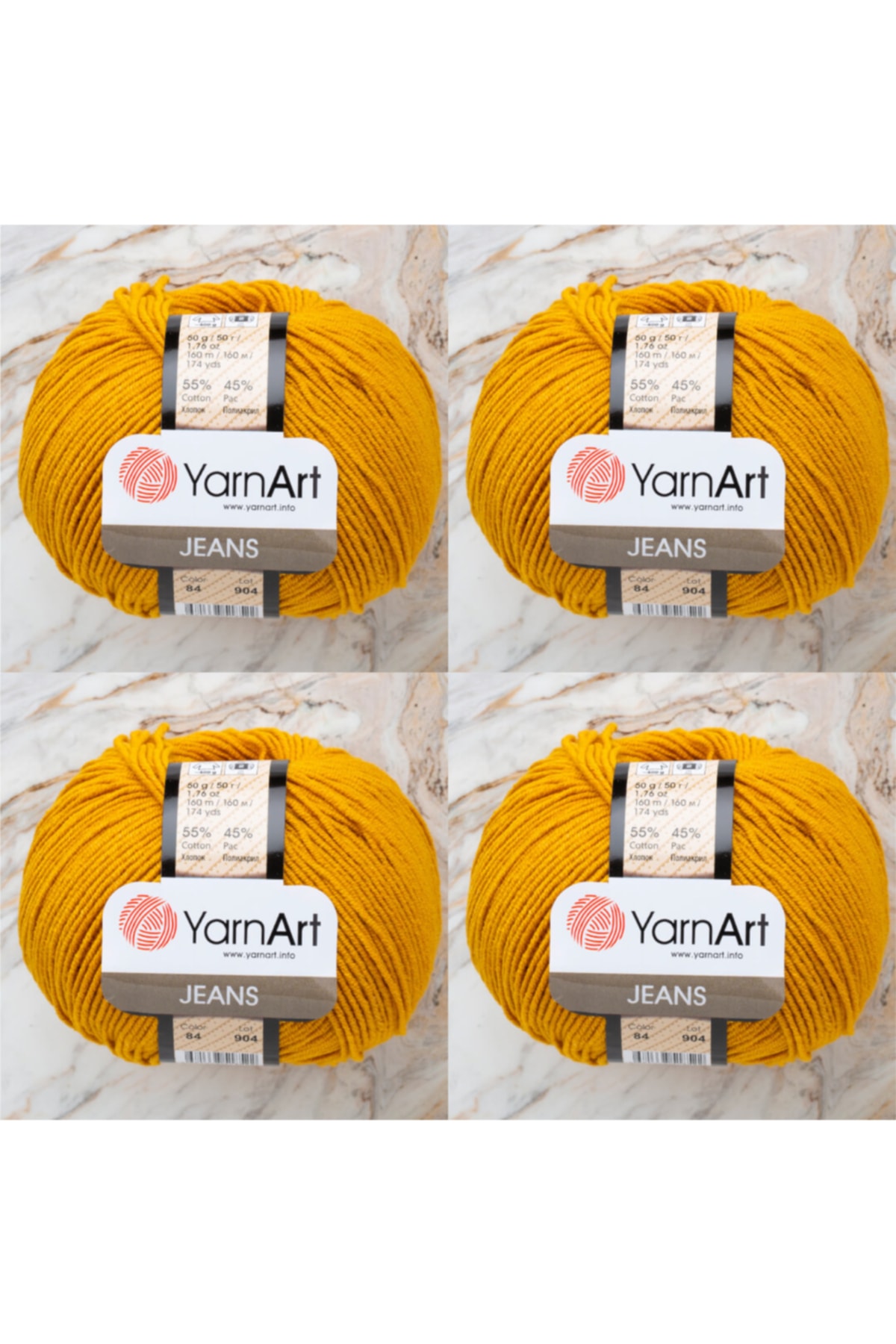 Jeans 84 4-Pack Amigurimi Baby Rope