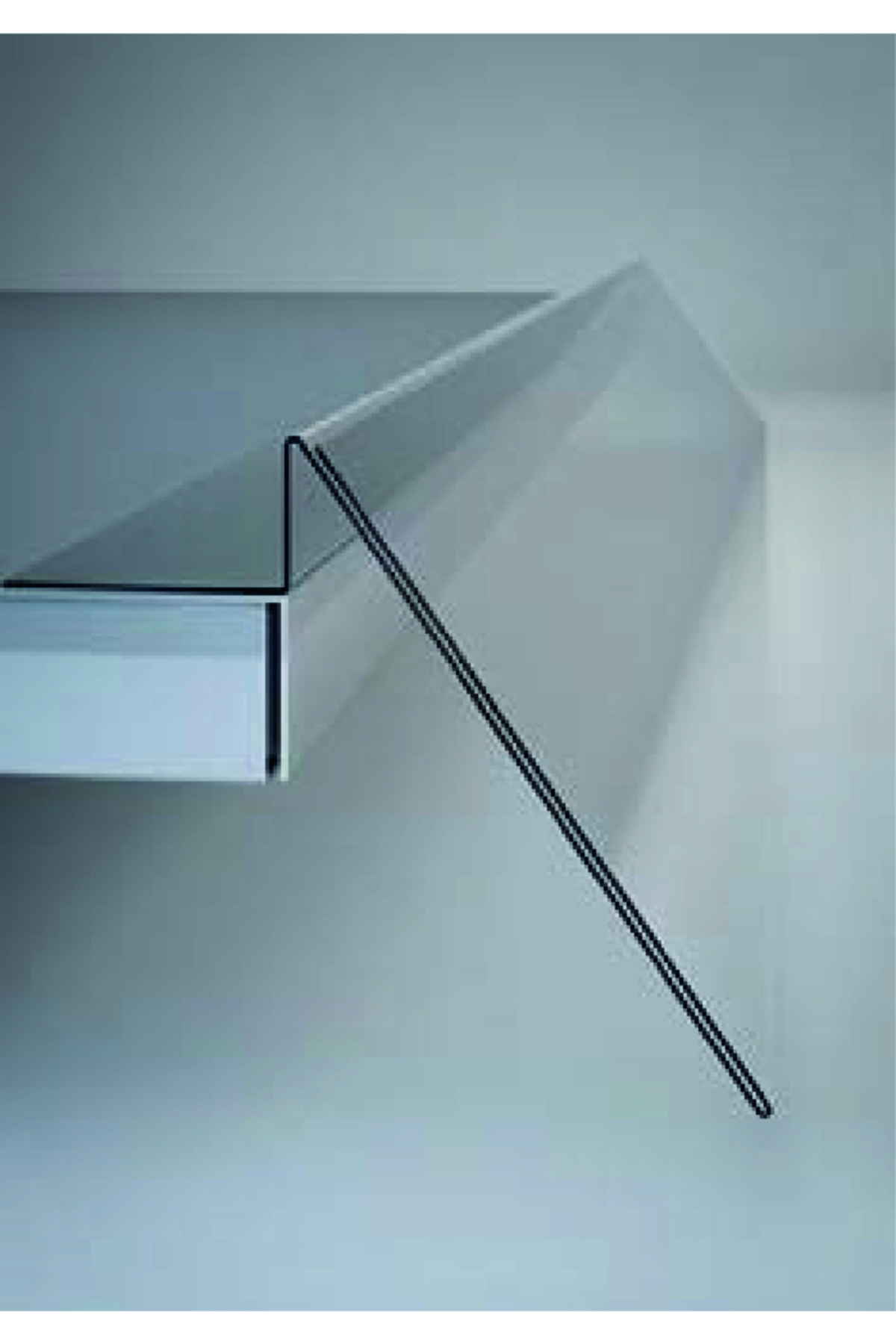 DamgaMarket Pvc Yapışkanlı Açılı Raf Fiyat Etiketliği 6 Cm X 10 Cm - 25'li Paket - Pa-60100