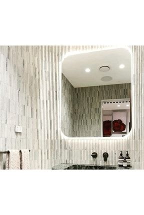 50 Cm Günışığı Ledli Kare Banyo Aynası/ Makyaj Aynası/ Prizli NRKS100-NKGILA50-PRZ