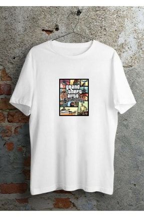 Gta San Andreas Baskılı Unisex Regular T-shirt SANANDREA01