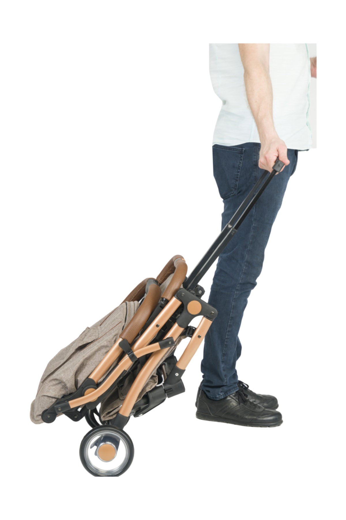 4 Baby Ab380 Drone Siyah Kabin Bebek Arabası Gri fotoğrafı 3 (önizleme)