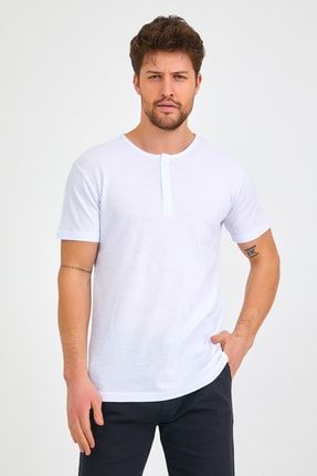 Barret Erkek T-shirt Beyaz ST12TE366