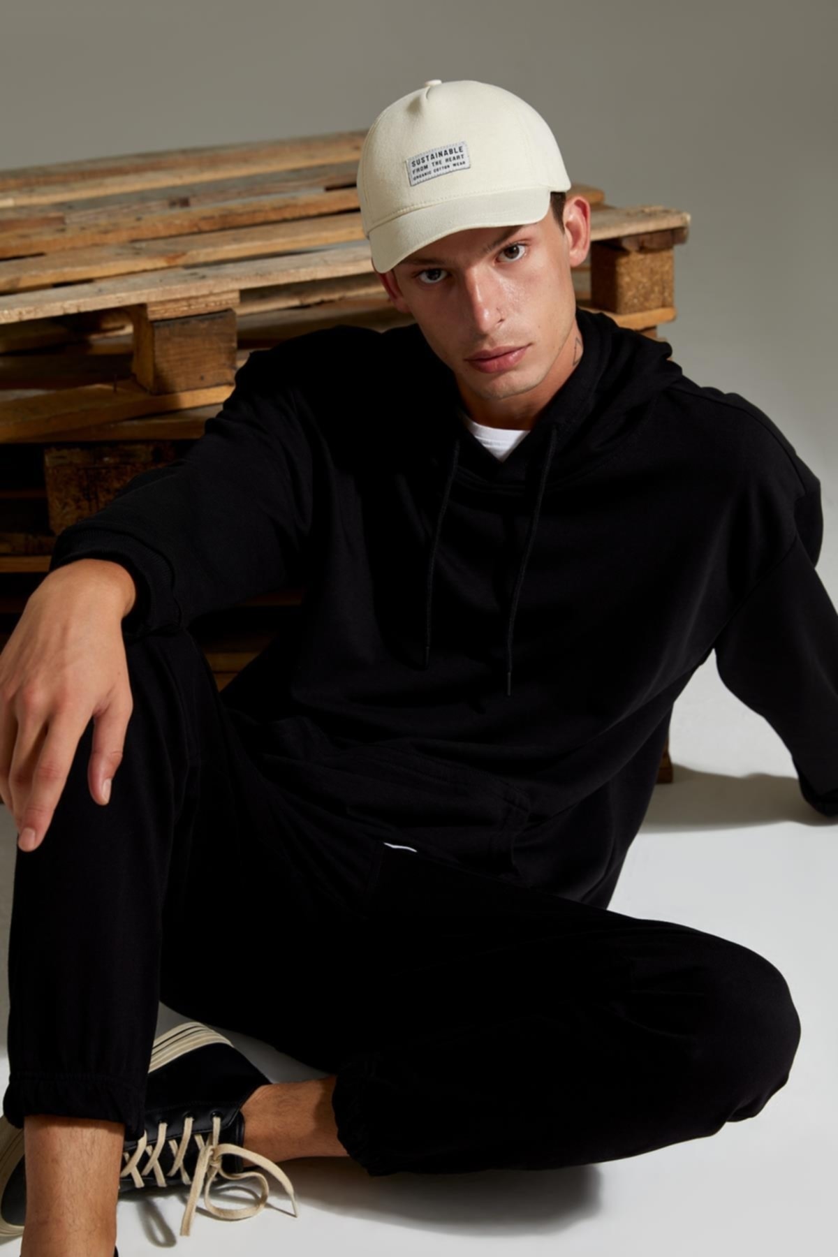 سویشرت مردانه مشکی دفاکتو | R4669AZ21AU اورجینال - تصویر 4