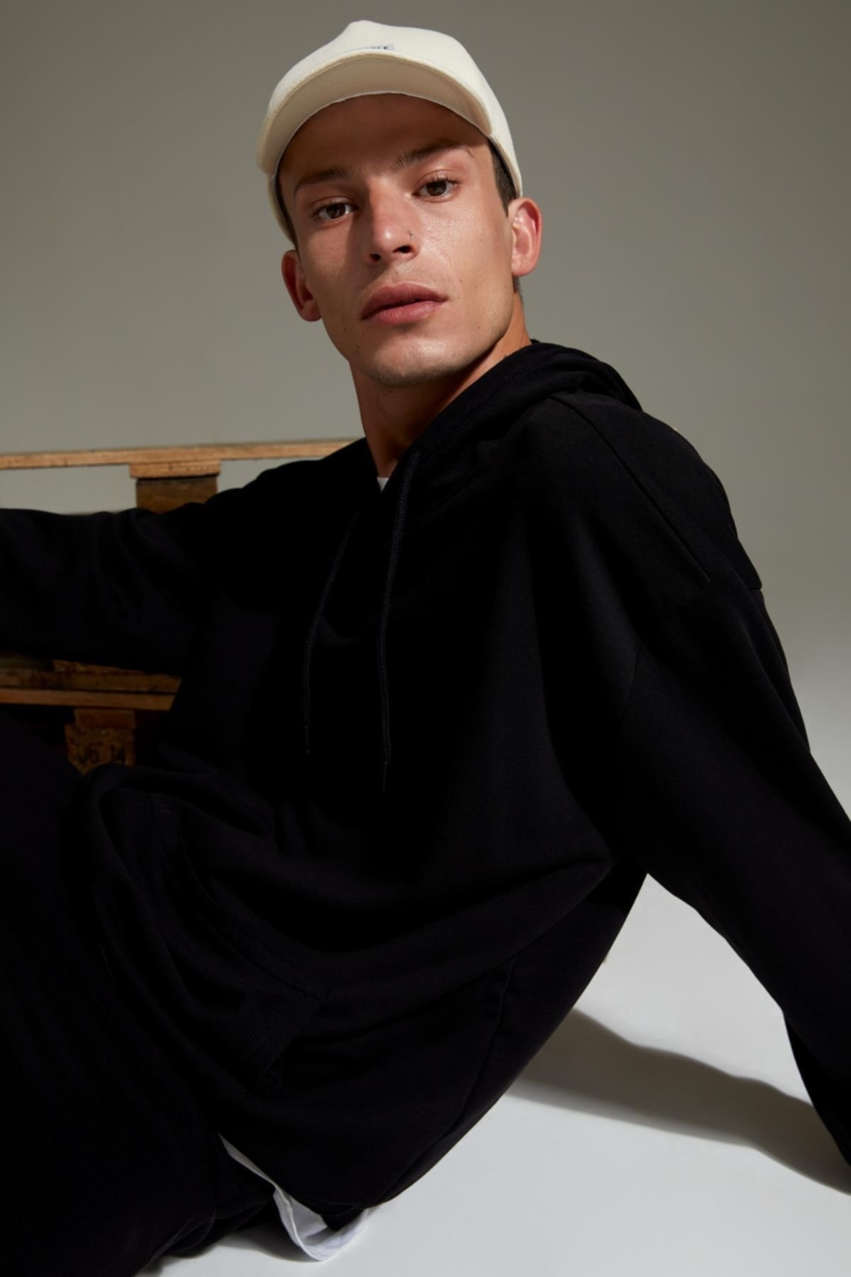 سویشرت مردانه مشکی دفاکتو | R4669AZ21AU اورجینال - تصویر 6