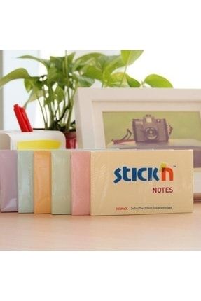 - Stickn Notes Sticker Not Kağıdı Soft Sarı Yatay Boy 01495