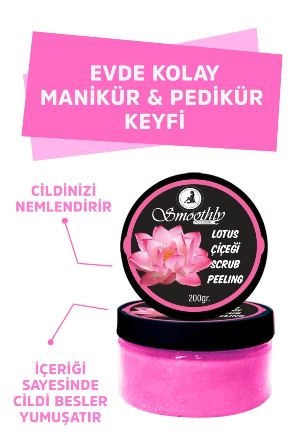 Smoothly Lotus Çiçeği Özlü Canlandırıcı & Yumuşatıcı El Ayak Ve Vücuaaat Bakım Peelingi 200gr