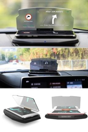 Navigasyon Yansıtıcı Araç Kiti Kolay Montaj Bmw Audi Cihaz Ayna Universal Hayalet Gösterge Cihazı il111b