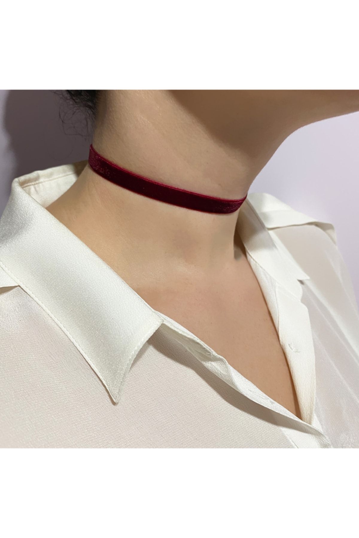 Burgundy choker new arrivals