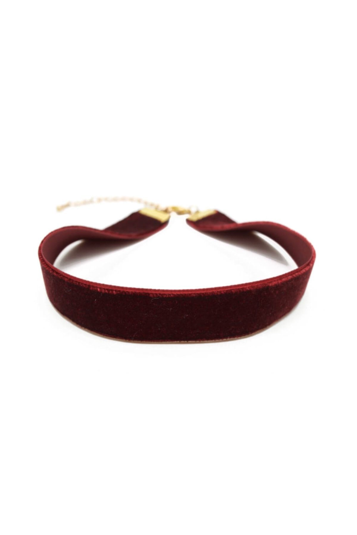 Burgundy velvet choker on sale