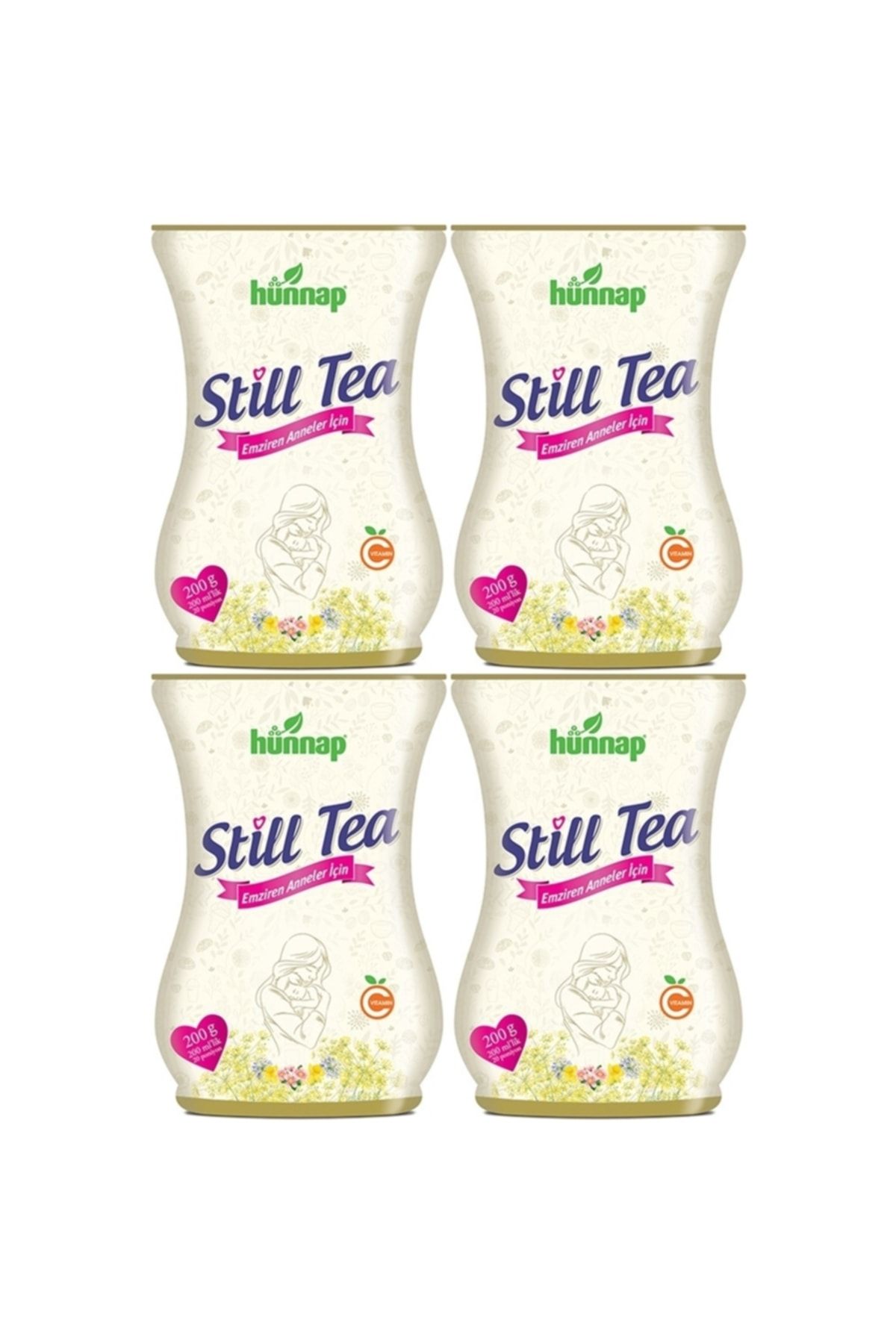 Hünnap Still Tea Emziren Anneler Için 200 gr X 4 Adet