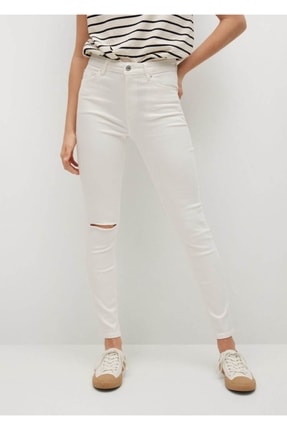 Kadın Beyaz Noa Yüksek Bel Skinny Jeans
