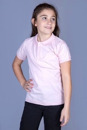 Kız Çocuk Polo Yaka Tişört 11137-