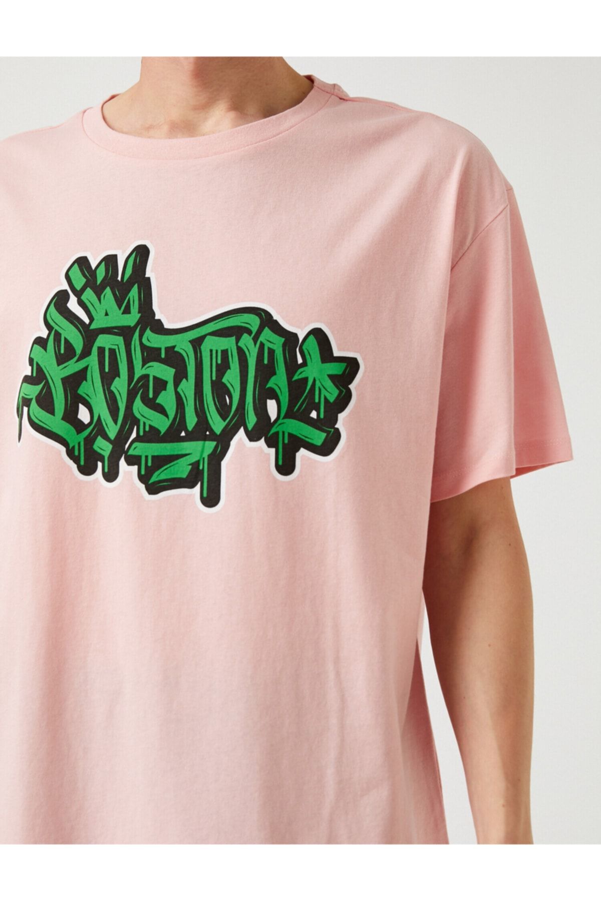 Koton T-Shirt Rosa Oversized Fast ausverkauft FR7449