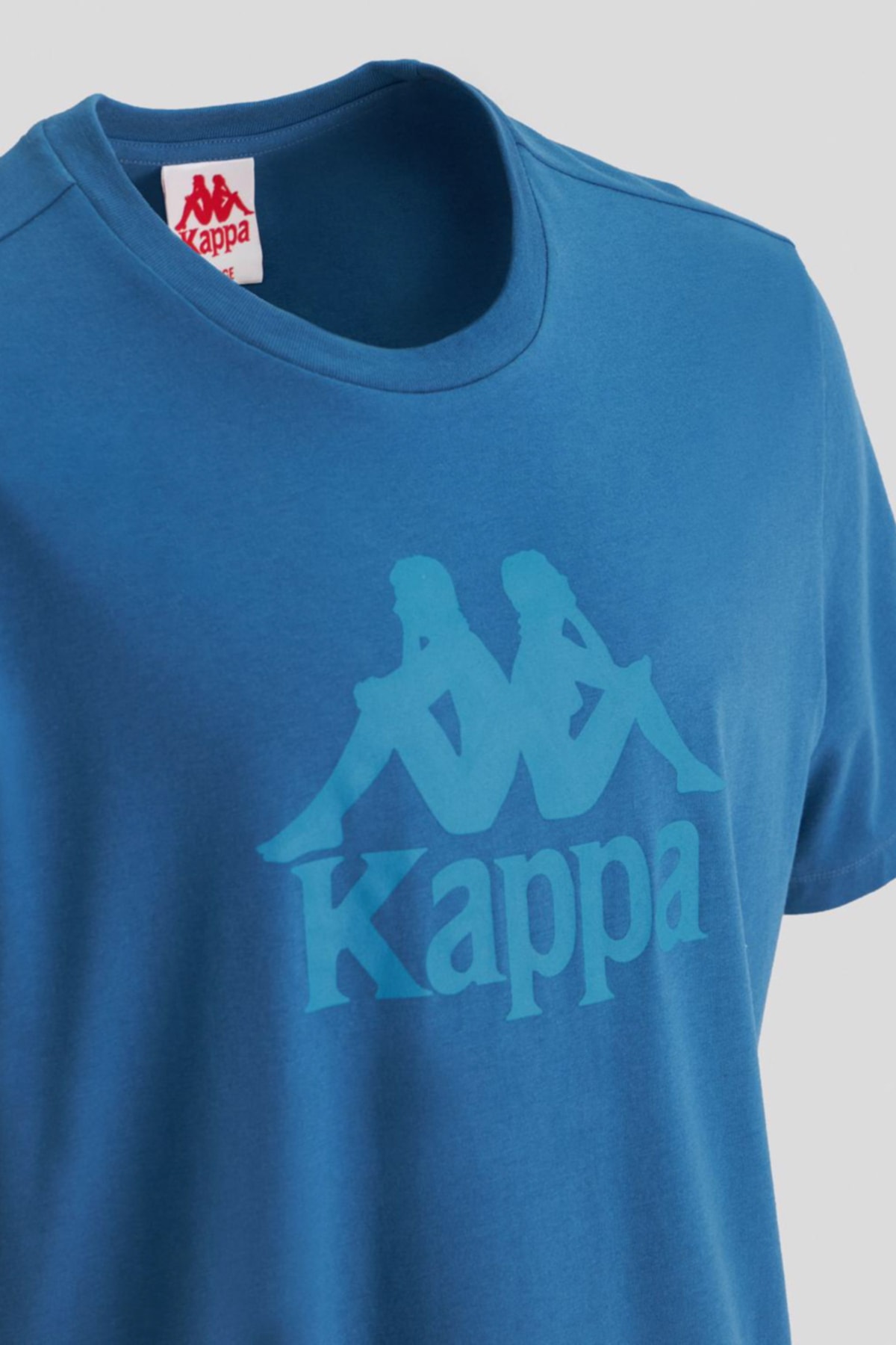 Kappa تی شرت معمولی مردانه یاقوت کبود تاهیتیکس