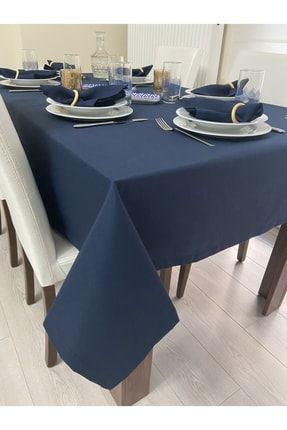 Sıvı Geçirmez Dertsiz Masa Örtüsü Lacivert 25 Parça Lacivertl-sıvıgeçirmez-25parça