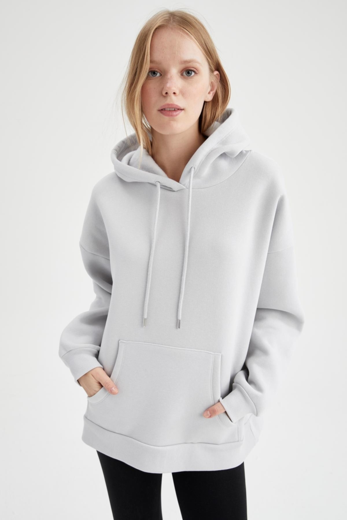 defacto gri sweatshirt
