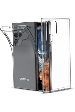 Samsung Galaxy S22 Ultra Şeffaf Kılıf Soft Silikon KC002SGS22U2