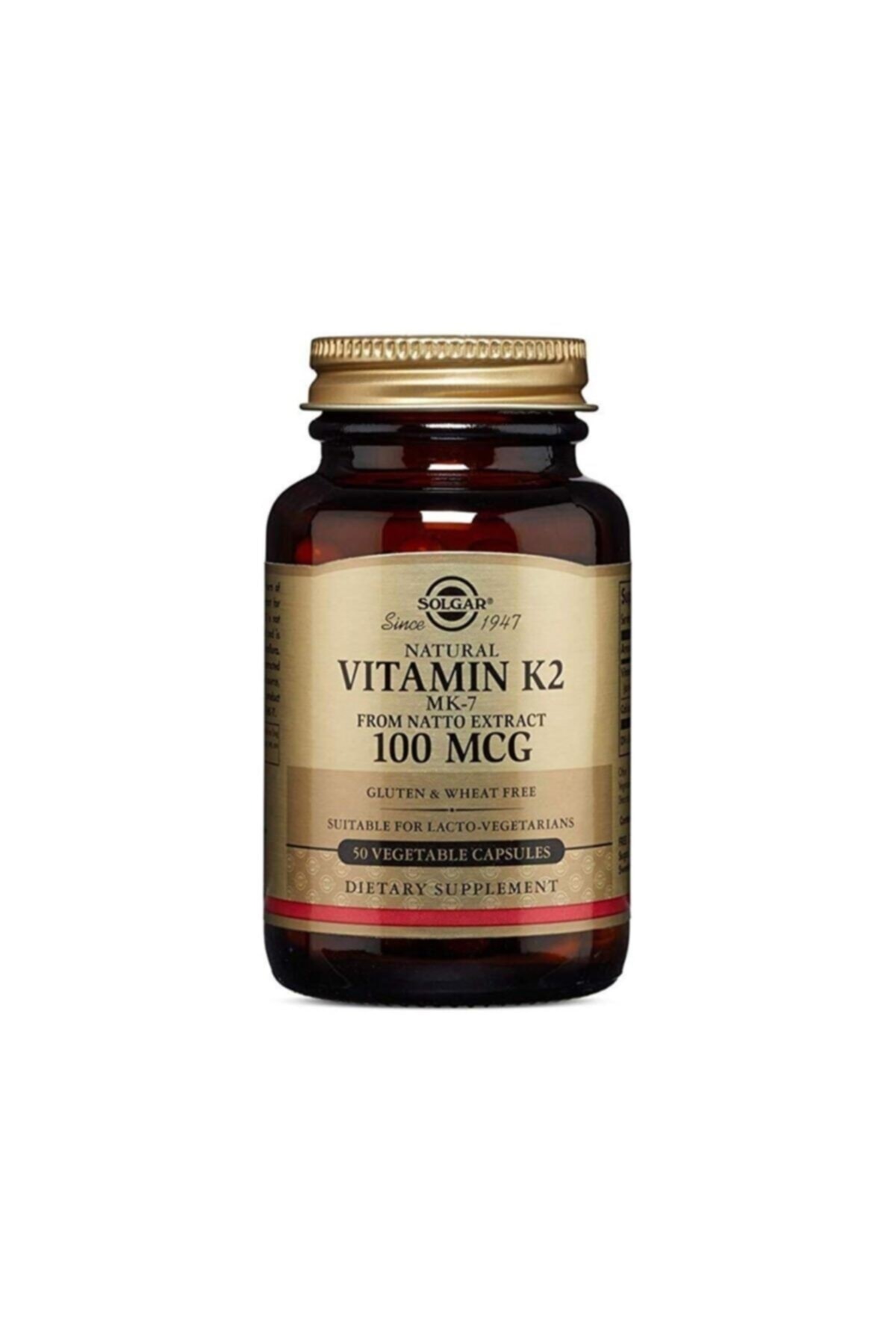 Solgar Vitamin K2 100 Mcg 50 Tablet