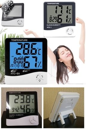 Çocuk Ve Bebek Odaları Için Öneli Dijital Oda Ev Termometresi Sıcaklık Nem Ölçer Sağlık Cihazı Pro ad3a