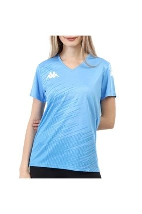 Kadın Poly T-shirt Abuw Mavi 303Y1W0-397