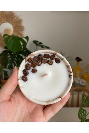 Kahve Çekirdekli Soya Wax Mum AGV-COFFE01