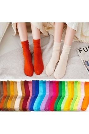 Kadın 6’lı Çok Renkli Kolej Çorap DEA-DFNA