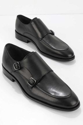 Siyah Leather Erkek Klasik Ayakkabı E01755104703