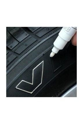 Lovyco Beyaz Boya Kalemi (metal-cam-lastik-plastik Üzerine Yazar)oto,araç,lastik MODEL1
