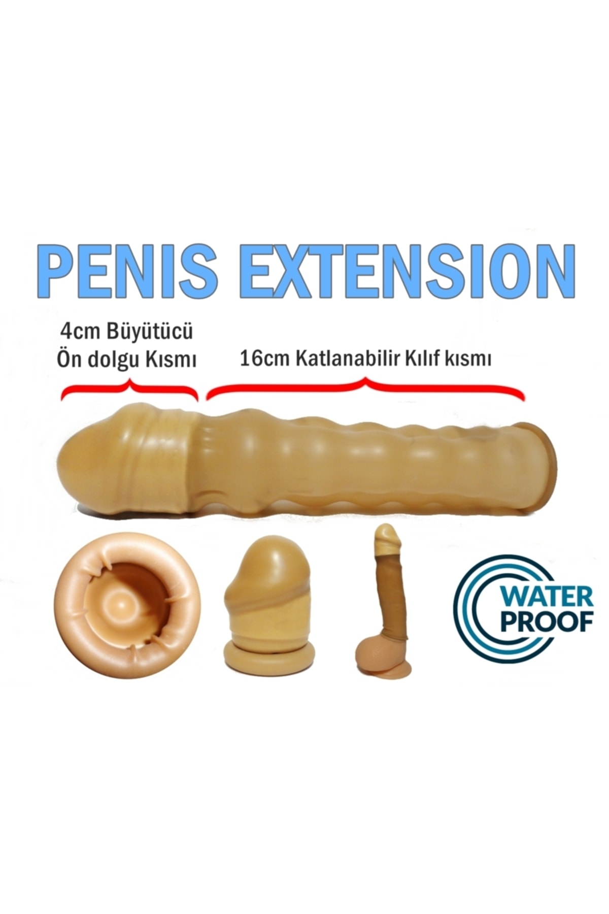 Penis Uzatma Kılıfı +Prezervatif Masaj 2