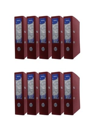 Geniş Plastik Klasör (56411-080) Kırmızı 10 Lu Paket KRTKLB-Noki-56411-10
