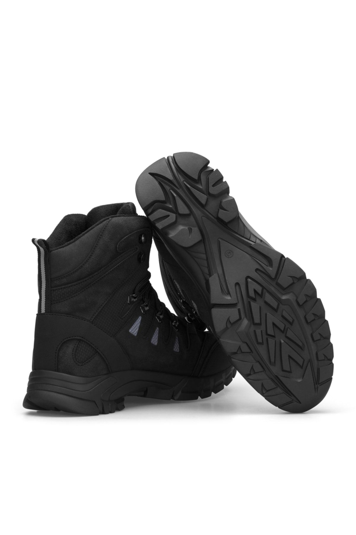 DARK SEER-Schwarze schwarze Unisex-Stiefel und Stiefeletten DS.1633 5