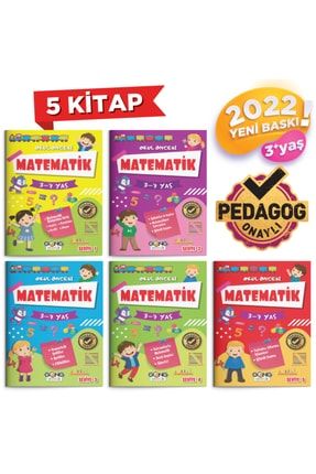 Gong Çocuk 3 -7 Yaş Etkinliklerle Matematik Eğitimi 5 Kitap 9786058014374