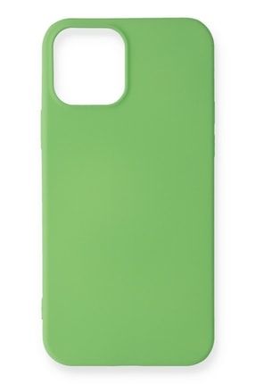 Apple Iphone 12 Pro Kılıf Soft Ve Pürüzsüz Yumuşak Premier Silikon - Yeşil premium-rubber-silikon-iphone-12-pro