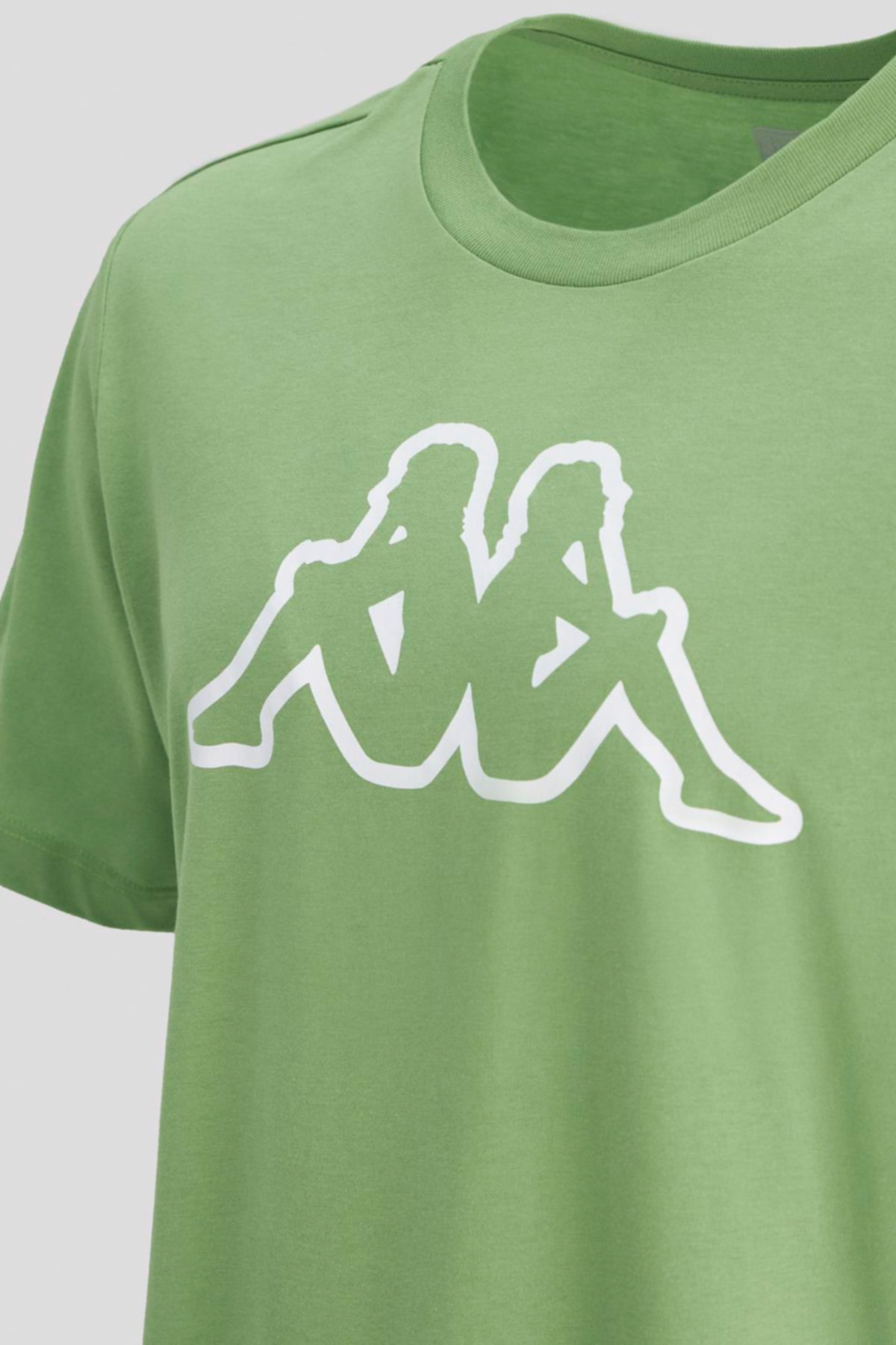 Kappa تی شرت منظم سبز چمنی مردانه کرومن