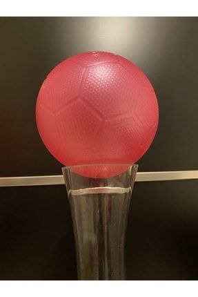 Pembe Mini Silikon Futbol - Hentbol Topu - Çocuk Oyun - Oyuncak 30892
