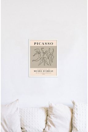 Picasso Beyaz Çerçeveli Poster TYC00369386208