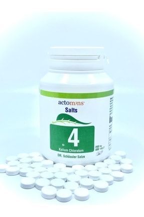 Dr. Tuzları Nr:4 | Kalium Chloratum | 400 Tablet Gıda Takviyesi SCH3004