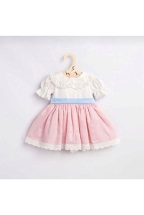 Kız Çocuk Bebe Yaka Yazlık Elbise 1988R
