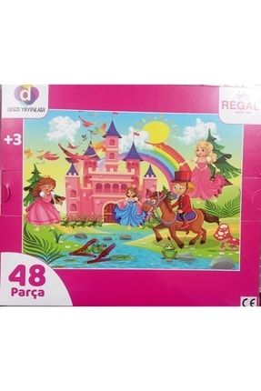 48 Parça Prens Ve Prenses Konulu +3 Yaş Puzzle 5856