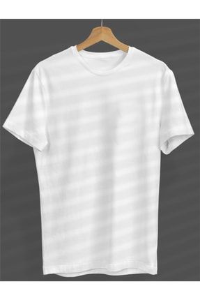 Baskısız Unisex Kadın-erkek Beyaz Yuvarlak Yaka Pamuk Kumaş T-shirt S333580480100BEYAZNVM