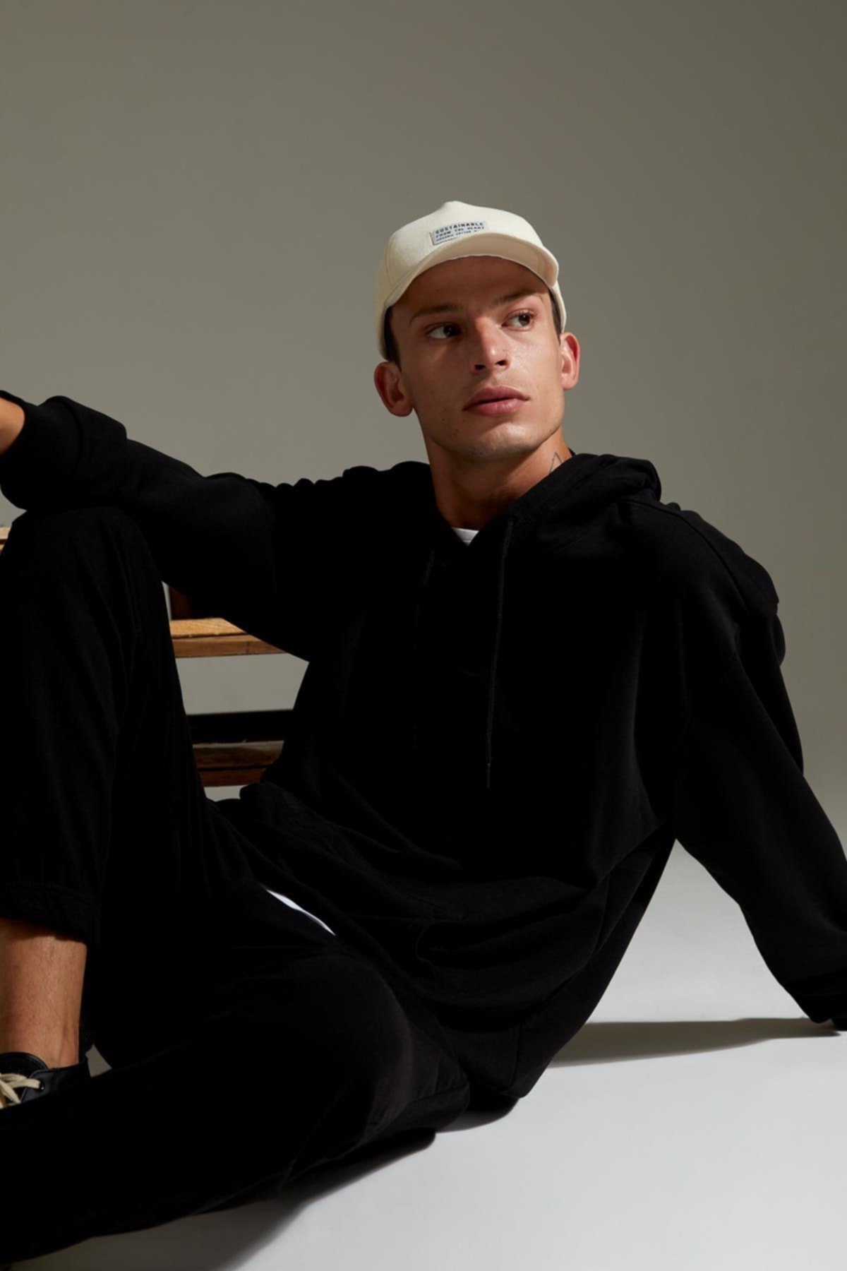 سویشرت مردانه مشکی دفاکتو | R4669AZ21AU اورجینال - تصویر 8