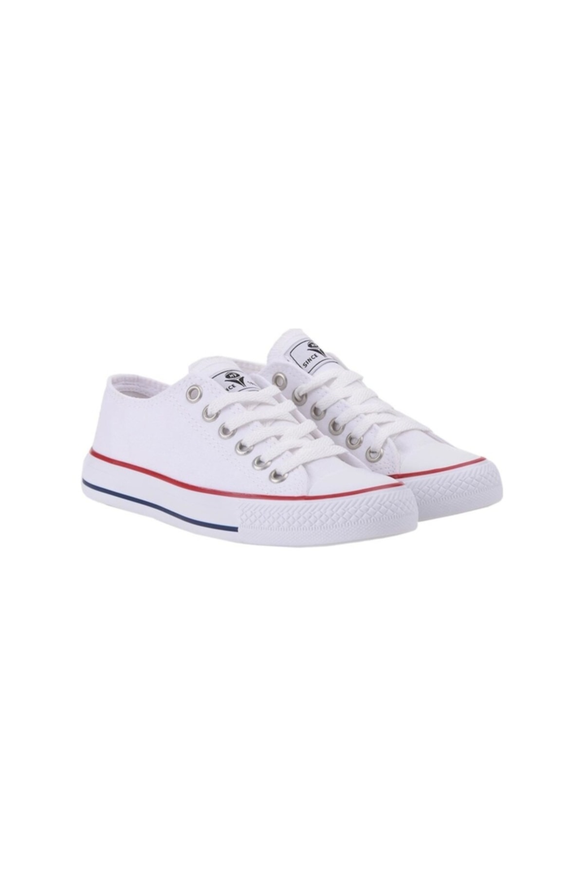 M.p 1842 Beyaz Canvas Keten Sneaker Spor Ayakkabı