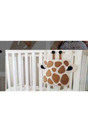Sevimli Zürafa Tasarım Bebek Çocuk Beşik Düzenleyici Sepet 30x35 Cm Y0897