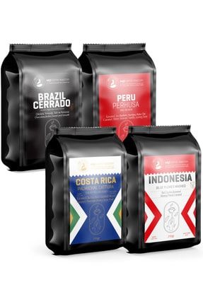 New Brezilya-peru-costarika-ındonesıa 4x250 gr %100 Arabica 990