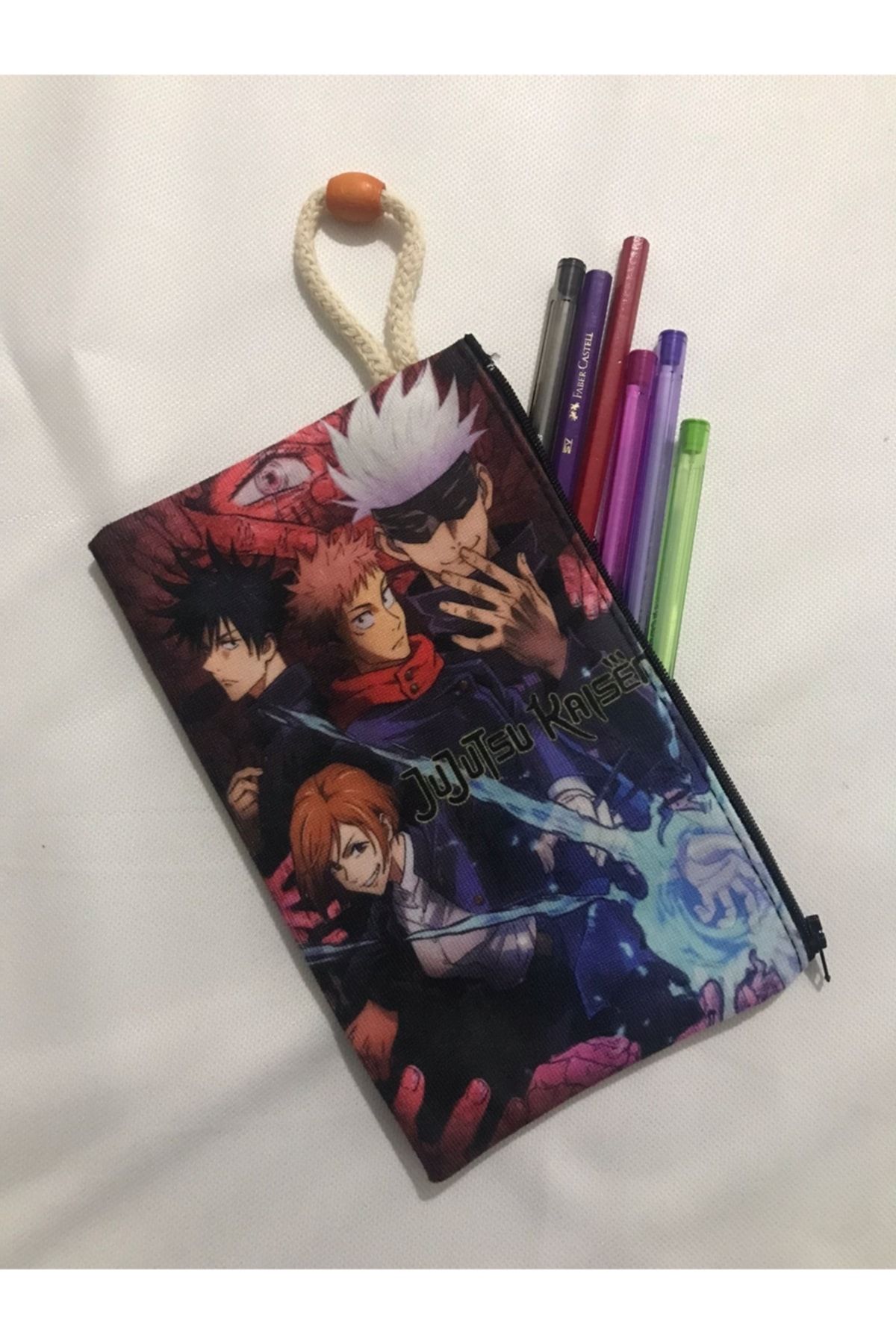 owl bag Suport Pentru Stilou Din Pânză Cu Model Jujutsu Kaisend - One Size