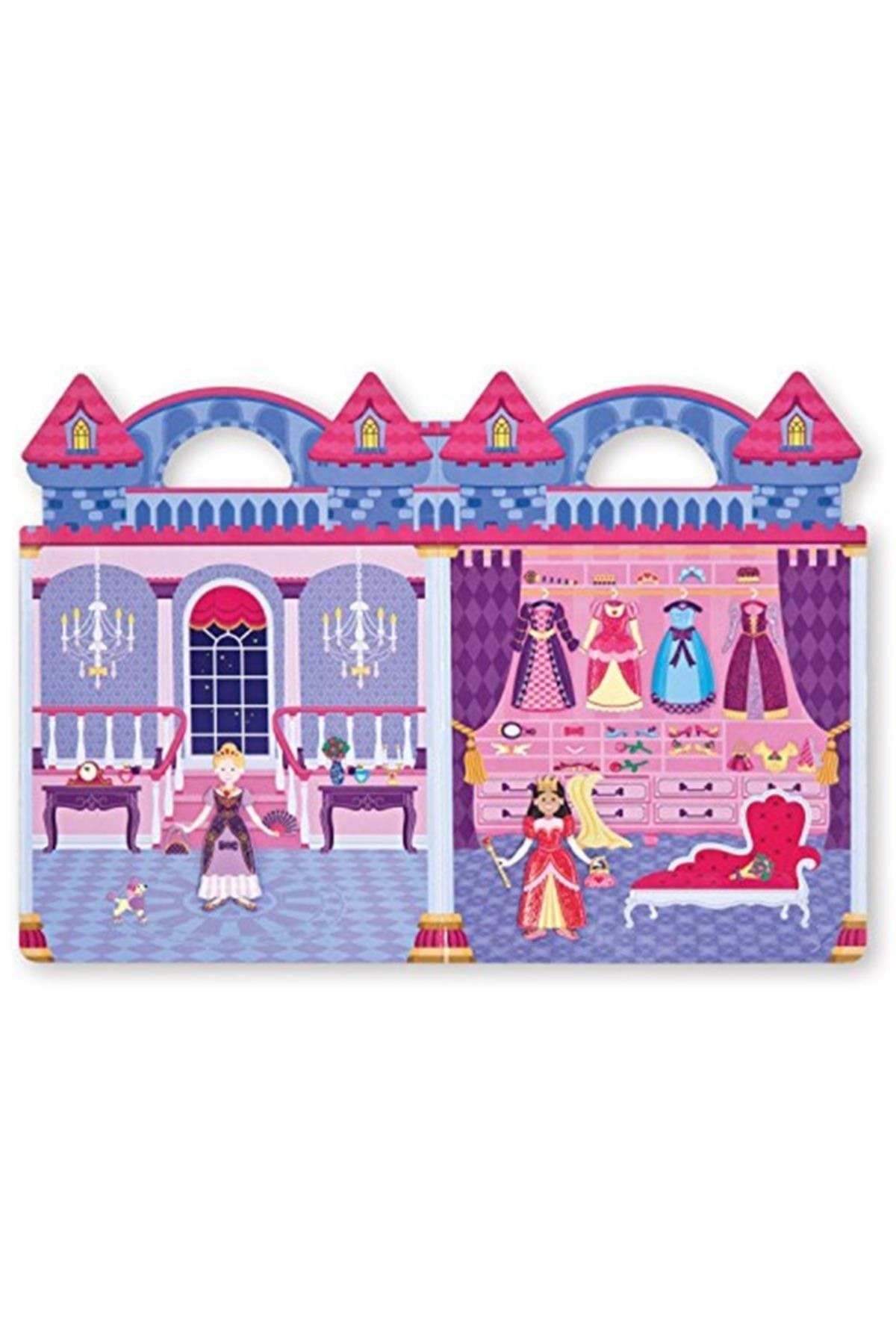 اسباب بازی های آموزشی Melissa Doug برند: 19100 دسته پرنسس Gummisticer قابل استفاده مجدد: Melissa & Doug