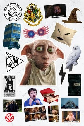 Harry Potter Sticker Paketi (20 ADET) ZPZPSTChp1