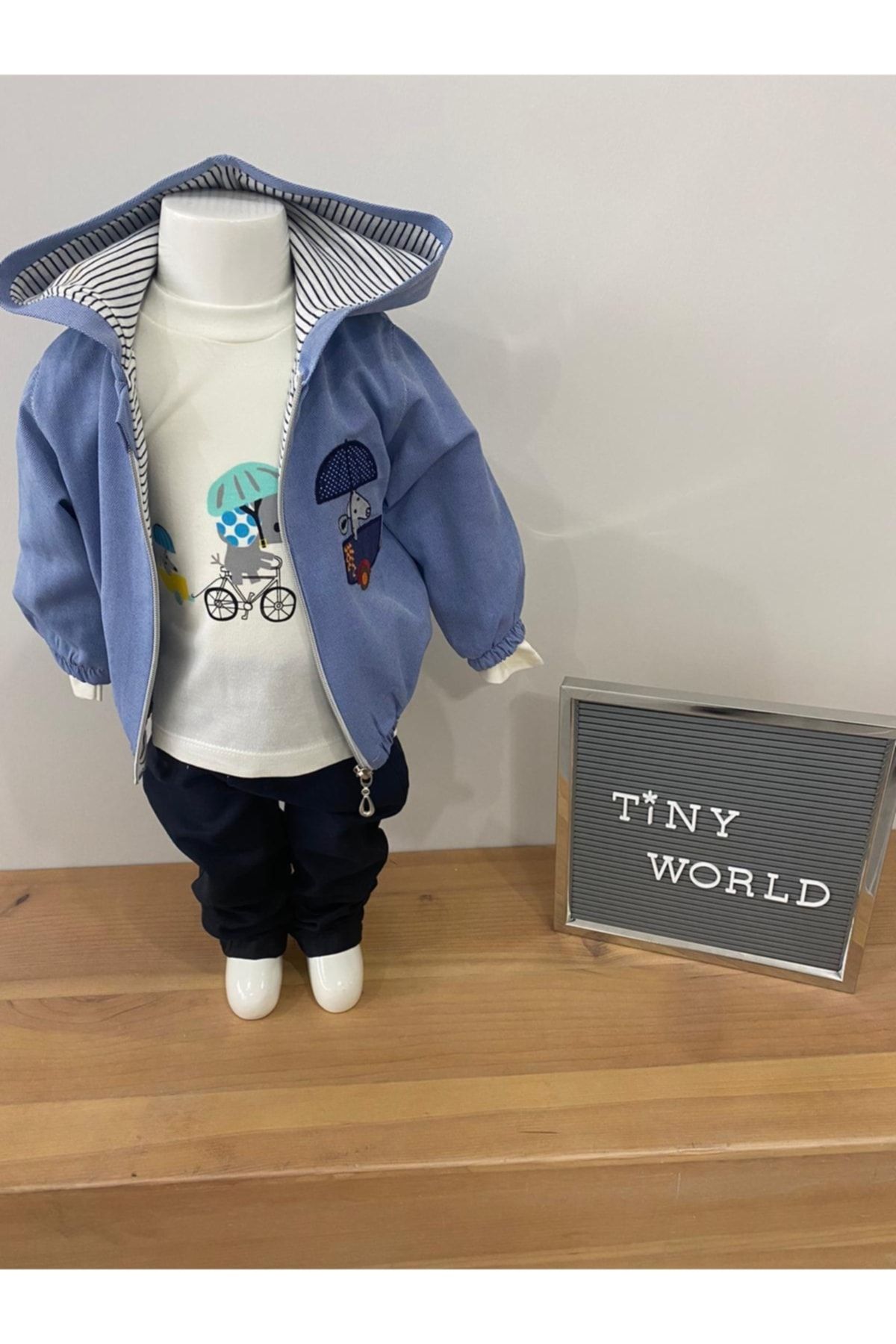Tiny World Mouse Mevsimlik Montlu 3'lü Takım