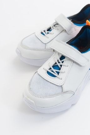Erkek Cocuk Beyaz Deri Ortopedik Destekli Çocuk Ayakkabı 22Y3A9350